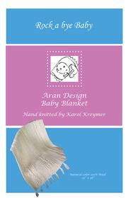 Aran design baby blanket 181//280